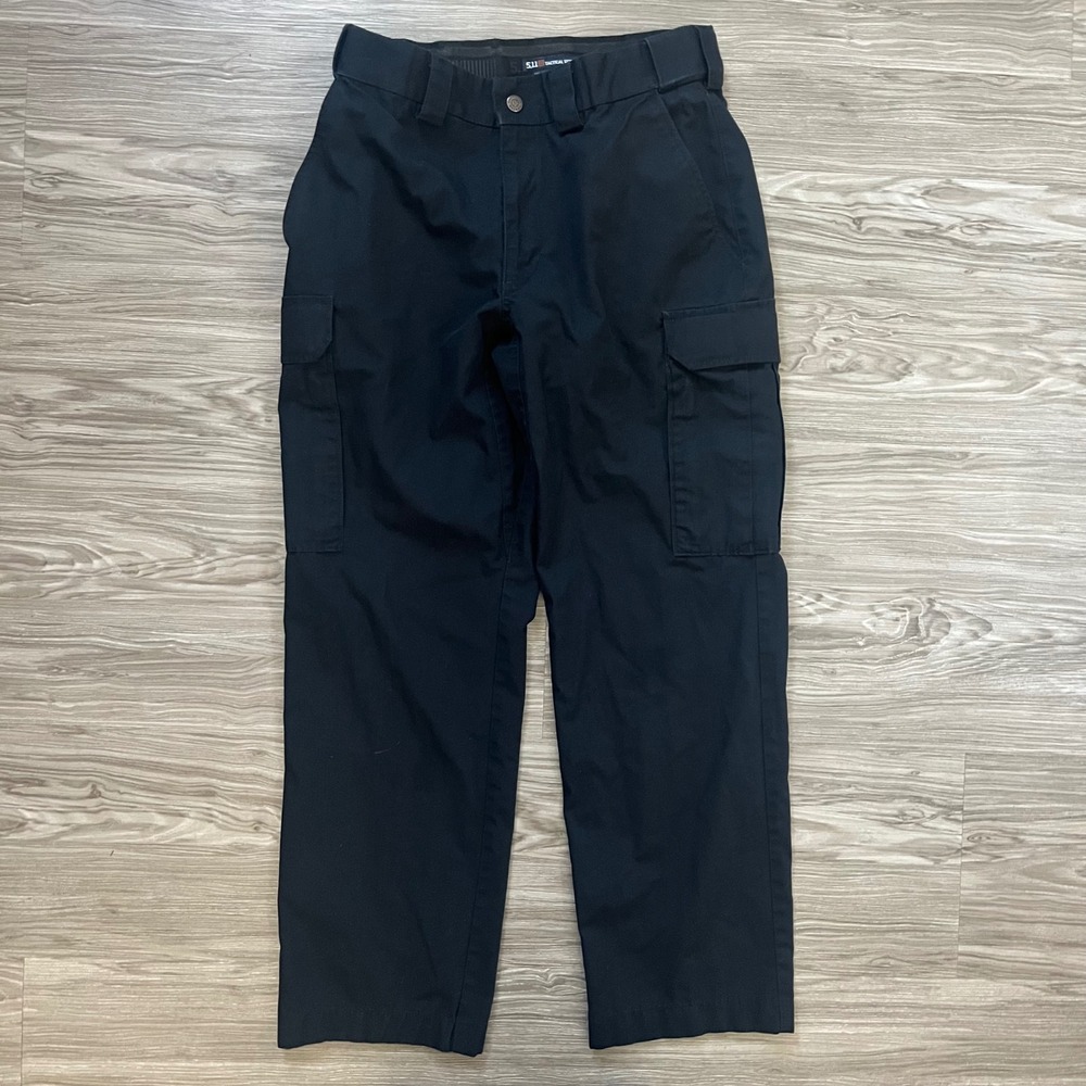 5.11 Tactical Series Mens Black Cargo Pants 74371 Size 31 Utility Workwear